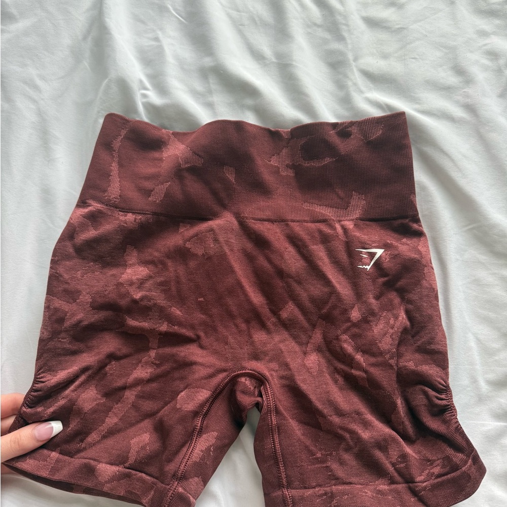 Gymshark Women's Maroon Bike Shorts